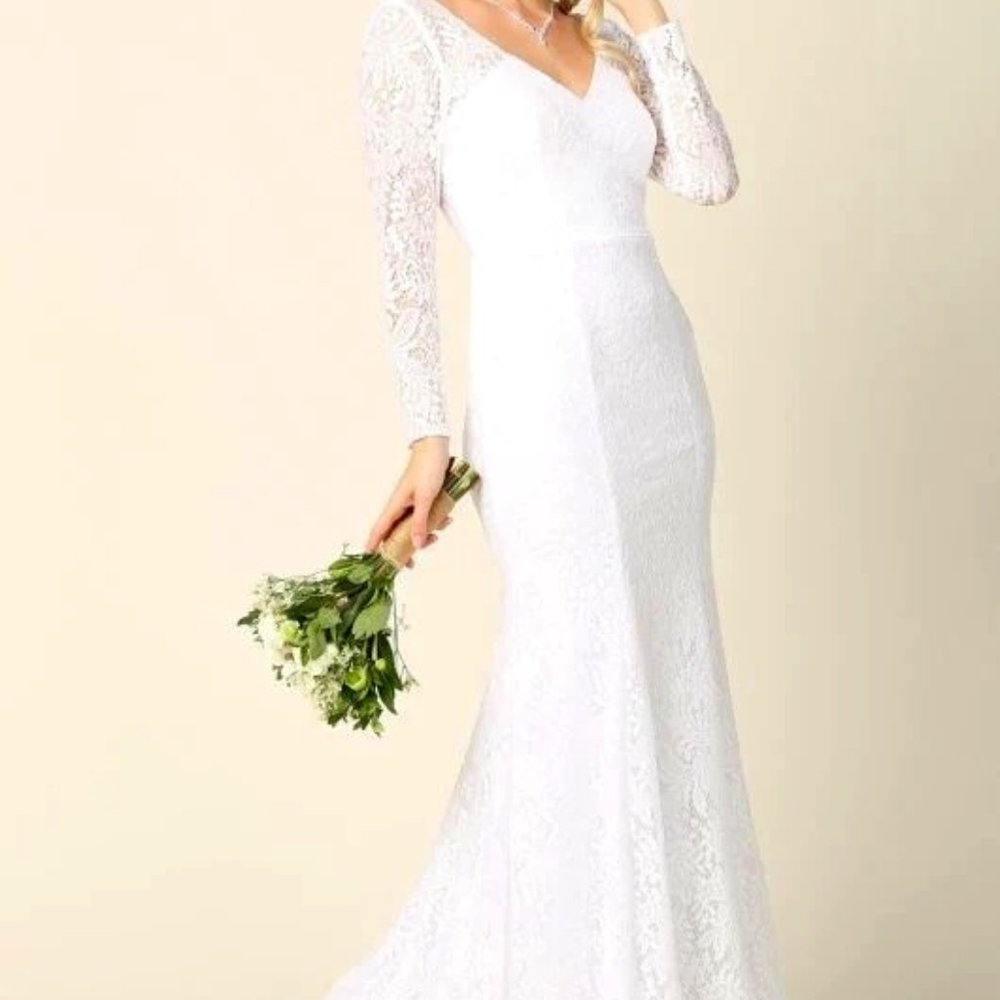 Formal White Gown